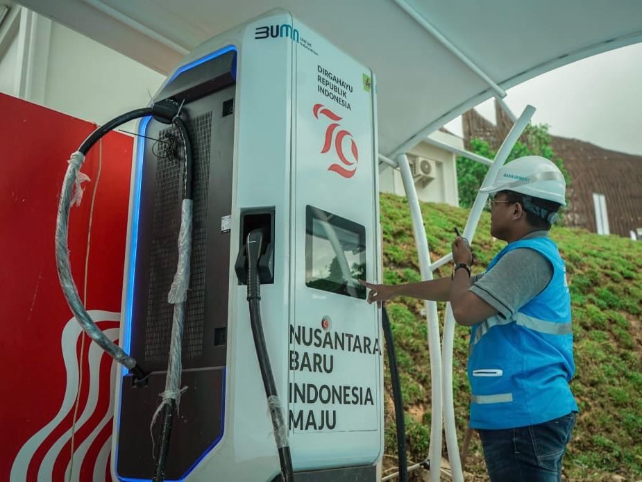 Keren! 18 Unit SPKLU PLN Siap Layani Kendaraan Listrik HUT RI ke 79 di IKN