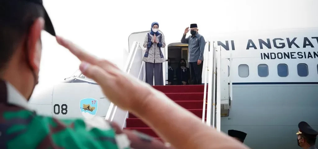 Bertolak ke Bangka Belitung, Ma'ruf Amin Hadiri Pembukaan Kongres Halal Internasional 2022
