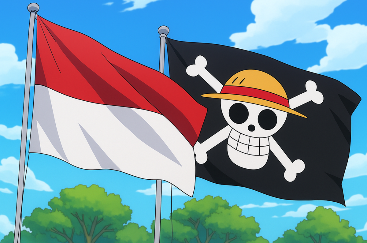 Bolehkah Kibarkan Bendera One Piece Di Samping Bendera Merah Putih Saat HUT RI ke-80? Ada Undang-Undangnya!