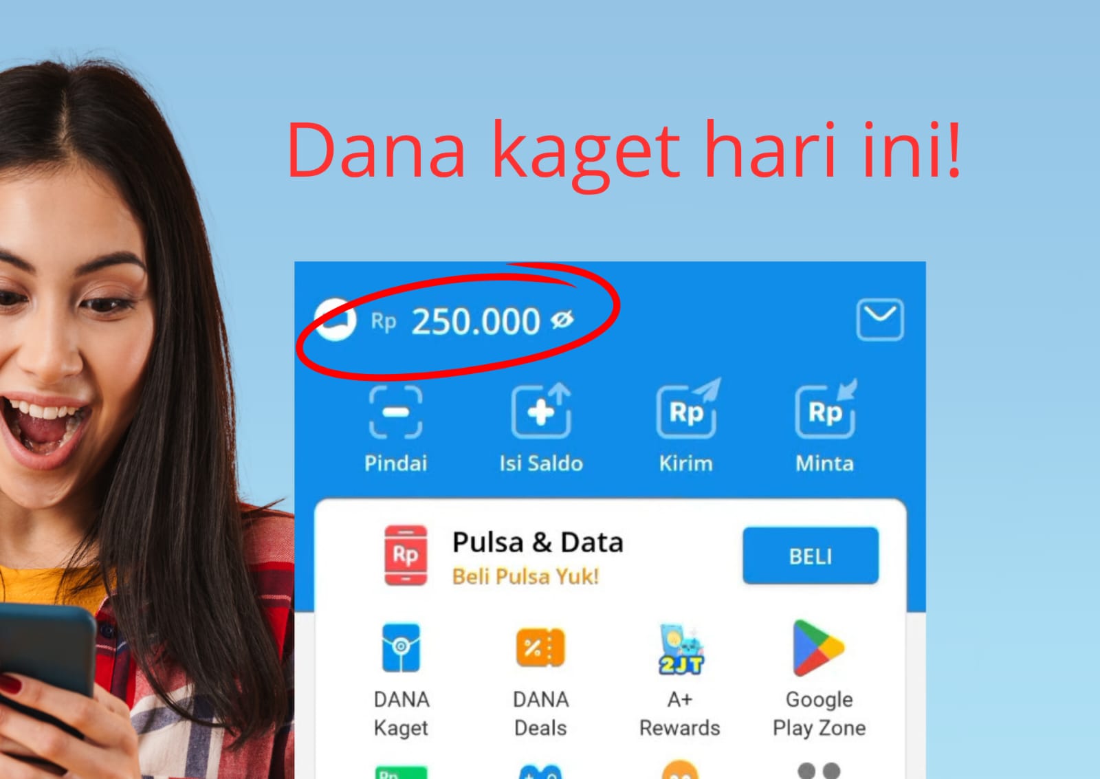 Link Dana Kaget Terbaru Hari Ini! Hadiah Saldo Gratis Rp299.890, Gas Klaim Sebelum Kehabisan!