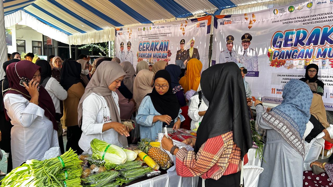 Kejari Indramayu Gelar Gerakan Pangan Murah dan Tebus Sembako di Bulan Ramadan