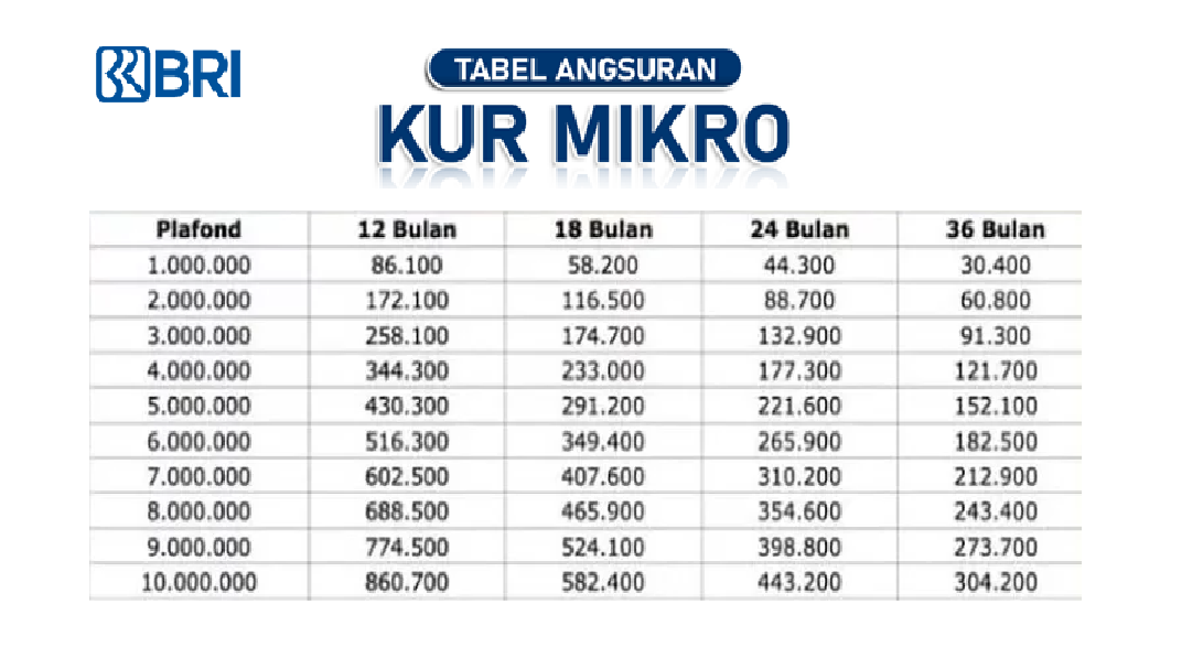Ini Cara Agar KUR BRI di Acc Cepat, Serta Rincian Lengkap Bunga dan Angsuran Perbulannya!