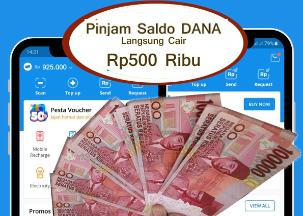 Pinjam Saldo DANA Gratis Tanpa KTP, Rp100 Ribu Bisa Cair 10 Menit Cuma Pakai Nomor WA!