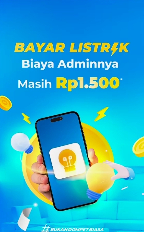 Token Listrik Makin Irit? Bayar Pakai DANA, Cashback Berlimpah! Admin Cuma Seribu Rupiah 