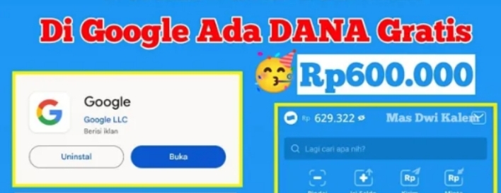 Cuman isi Survei dapat Saldo DANA Gratis dari Google Rp600.000 Ribu! Masuk ke e-Wallet Tanpa Undang Teman