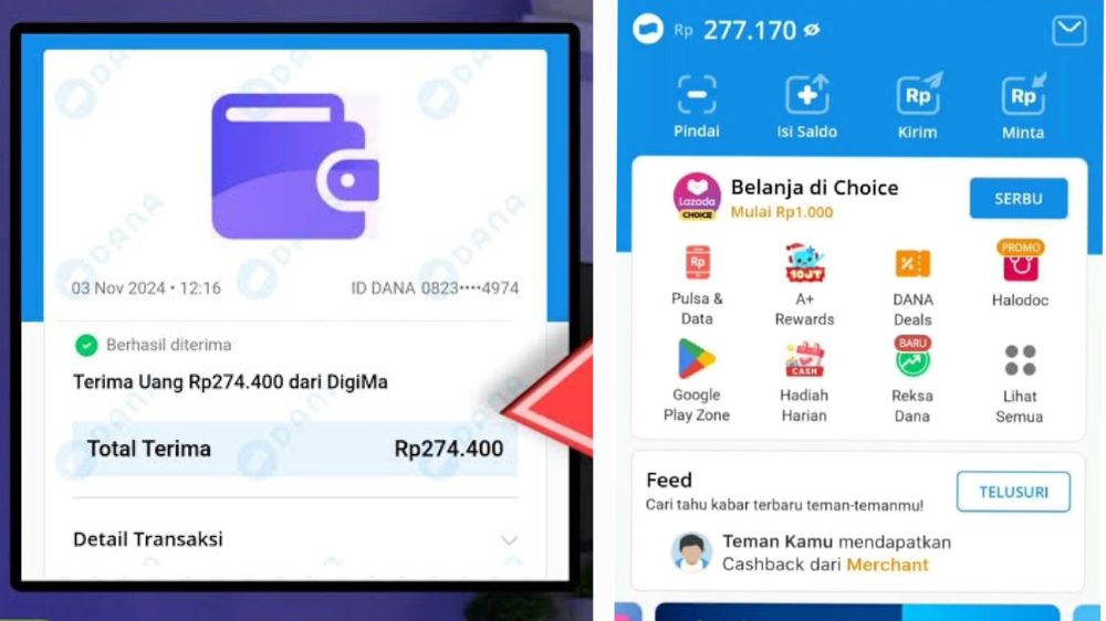 Rebahan 100 Persen Dapat Cuan! Main Game Ini dan Tarik Saldo DANA Rp70 Ribu dengan Mudah Tanpa Modal