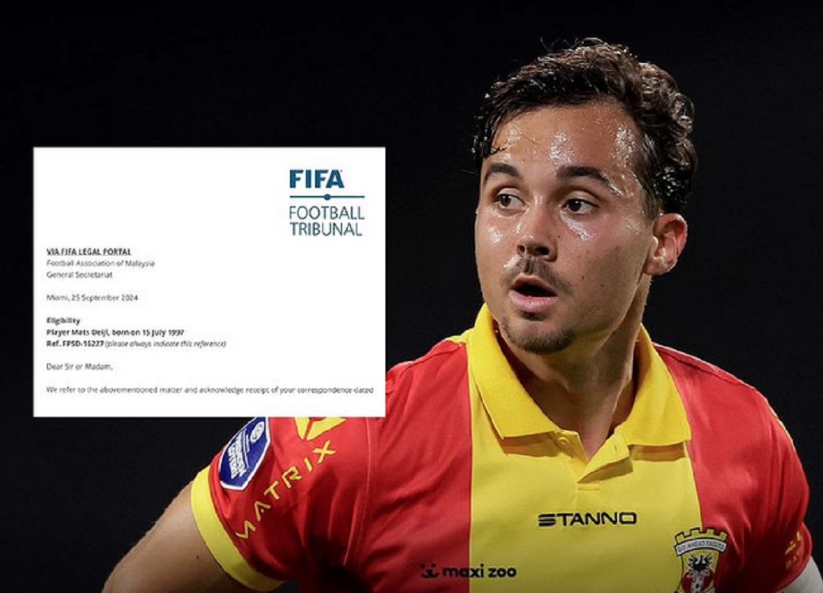 Ditolak FIFA ! Netizen Malaysia Kecewa Atas Gagalnya Naturalisasi Mats Deijl 'Tak Bisa Saingi Indonesia'