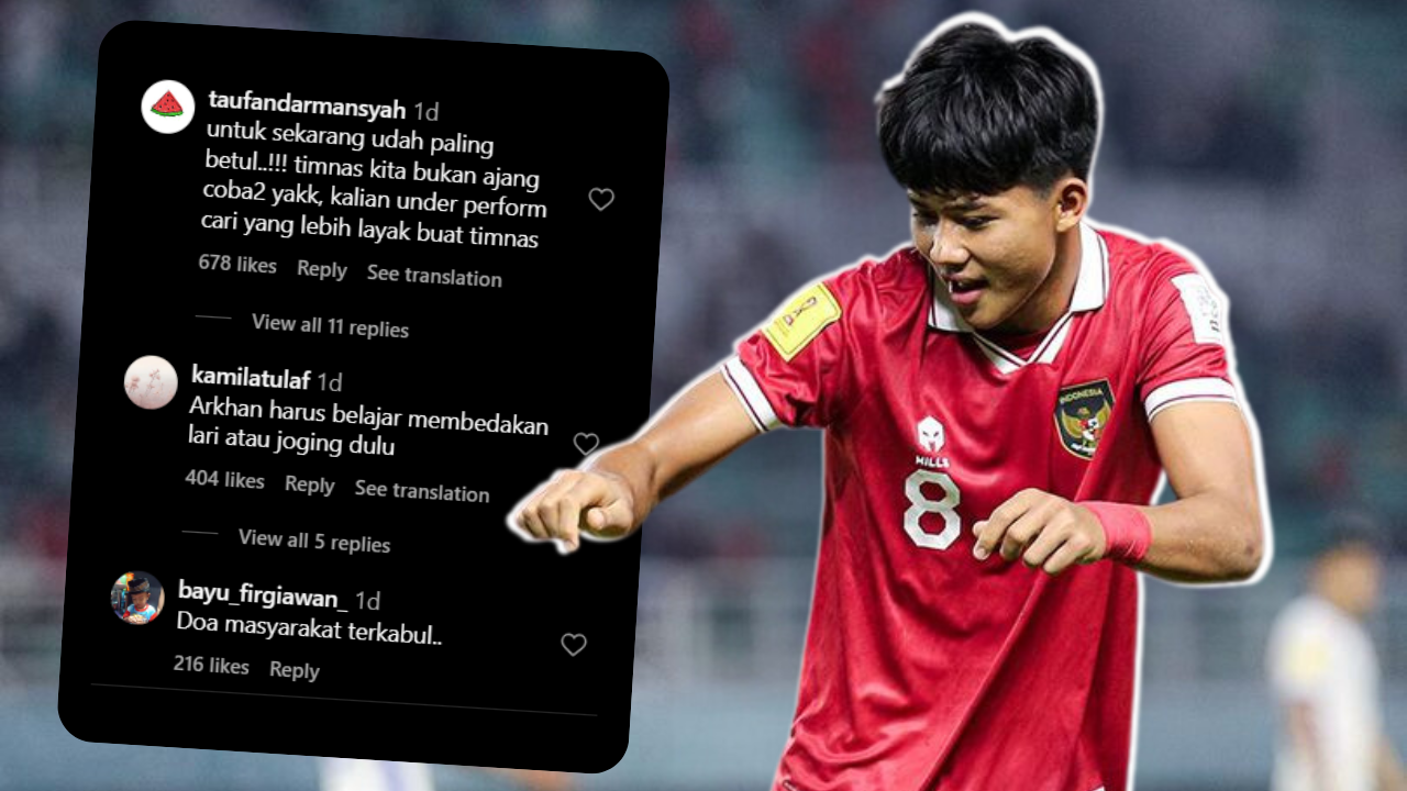 Arkhan Kaka Resmi Dicoret dari Timnas U-20 Kualifikasi Piala Asia 2025, Netizen: 'Belajar Lari Lagi'