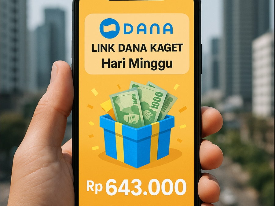 Selamat! Nomor Hp Anda Terpilih Menang Saldo DANA Gratis Rp643.000, Klaim Saldo DANA Kaget 13 Juli