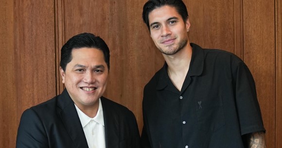 RESMI! Bek Copenhagen, Kevin Diks Akhirnya Salaman dengan Erick Thohir, ETH: 'Selamat Bergabung'