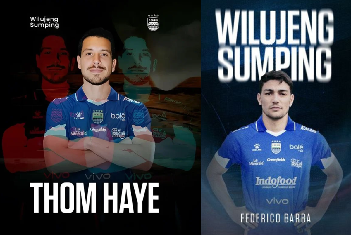 Baru Join, Thom Haye dan Federico Barba Berpeluang Bermain Bersama Persib Bandung Melawan Borneo FC