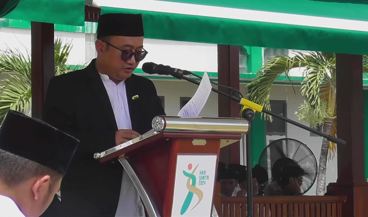 Pemkab Indramayu Gelar Upacara Peringatan Hari Santri Nasional di Ponpes Darul Ma'arif Kaplongan 