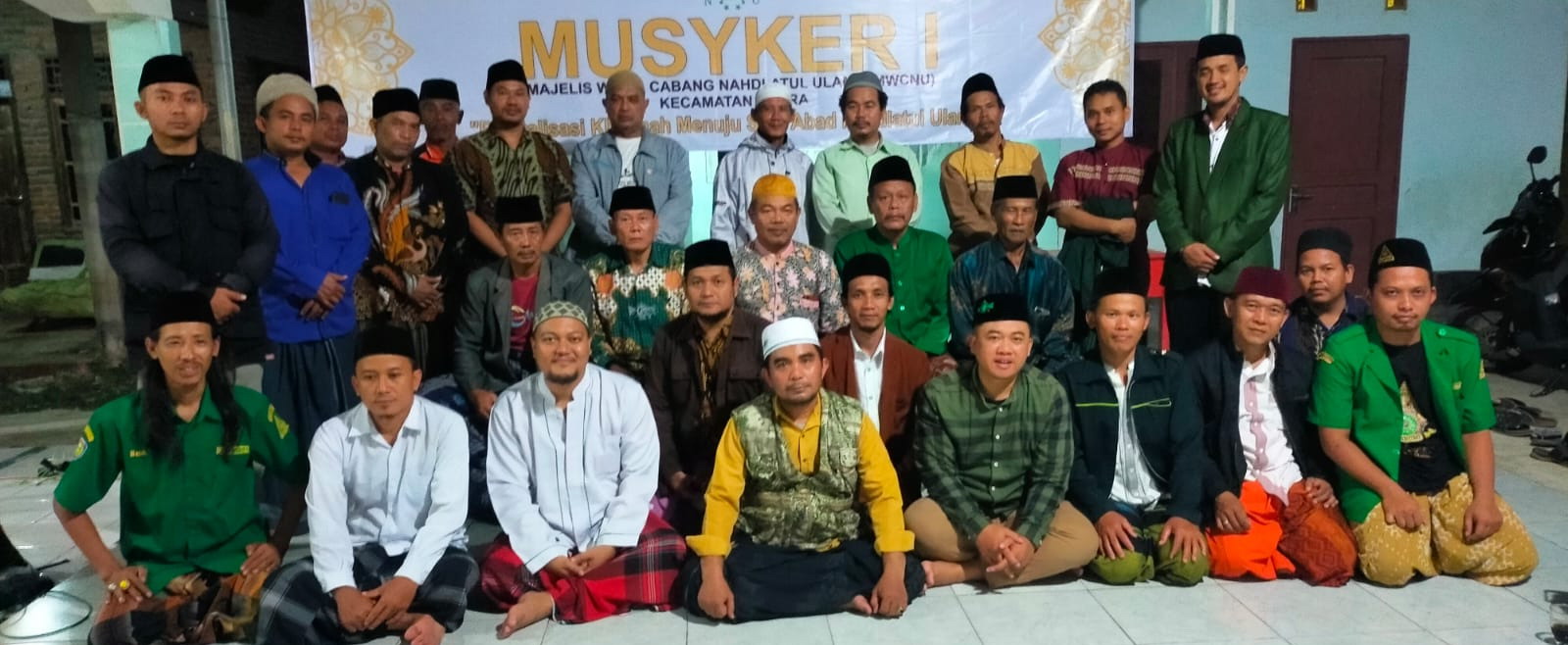 Pengurus MWC NU Sukra Gelar Musker Perdana