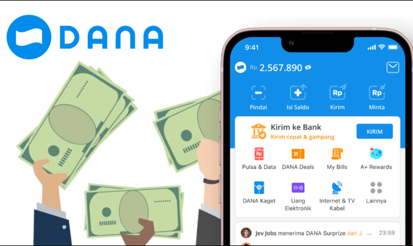 Emang Benar Sekali Klik Dapat Saldo DANA Gratis Rp824.000? BENER! Saldo DANA Kaget Gratis Terbatas Pagi Ini