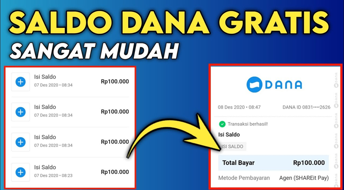 Dapat Saldo DANA Gratis Rp279.000 Cuma Pakai Nomor Whatsapp dan Masuk ke Dompet Digital? Cek Caranya