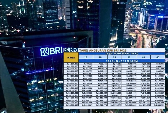 Pinjaman KUR BRI 100 Juta, Simak Estimasi Cicilan Terbaru 2025! Khusus UMKM Bebas Pilih Tenor Berapa 