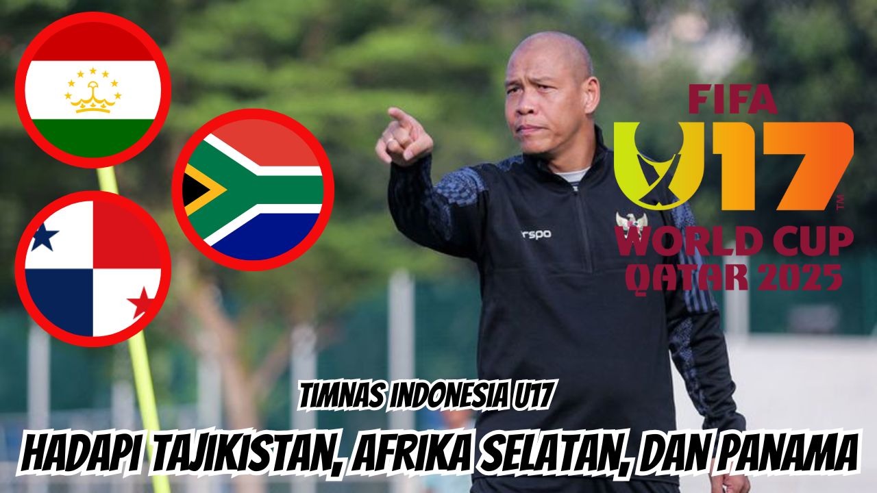 Jelang Piala Dunia U17 2025, Timnas Indonesia U17 Akan Menghadapi Tajikistan, Afrika Selatan, dan Panama!