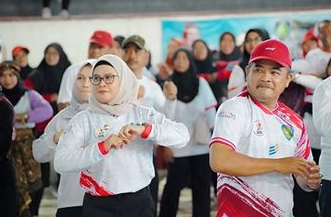 Bupati Nina Agustina Ajak Masyarakat Indramayu Bergerak Aktif Melalui Festival Olahraga