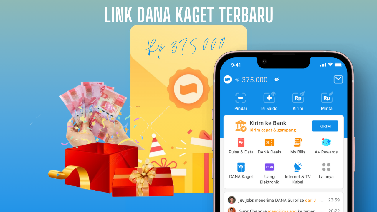 Klaim Rp375.000 Segera Sebelum Kehabisan! Ini Dia Link DANA Kaget Baru Dibikin Hari Ini Minggu 26 Januari