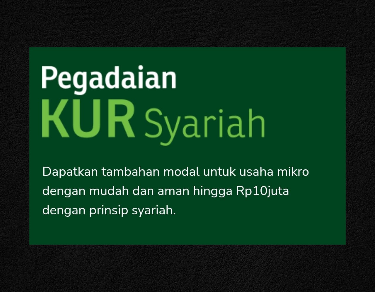 KUR Syariah Pegadaian: Pinjaman Modal Usaha Tanpa Riba dan Cicilan Terjangkau Mulai Rp400 Ribuan!