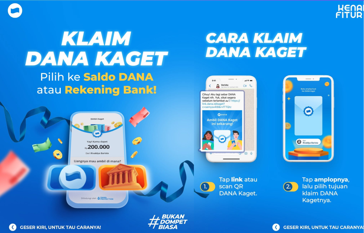 Bukan ke Dompet Digital tapi Klaim DANA Kaget Masuk ke Rekening Bank, Saldo DANA Gratis Edisi 18 Agustus