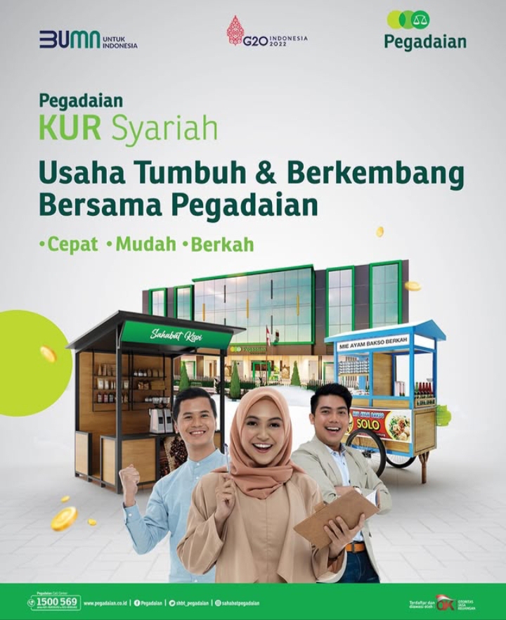 Tanpa Bunga dan Jaminan! Cek Syarat KUR Syariah Pegadaian 2025, Solusi Pinjaman Mudah Gak Pake Ribet!