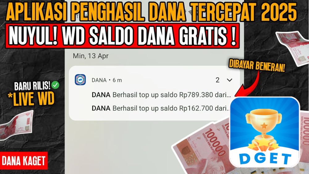 Rebahan Sambil Jawab Kuis di HP, Dapat Saldo DANA Rp3 Juta dari Aplikasi Penghasil Uang 2025 Tanpa Ribet!