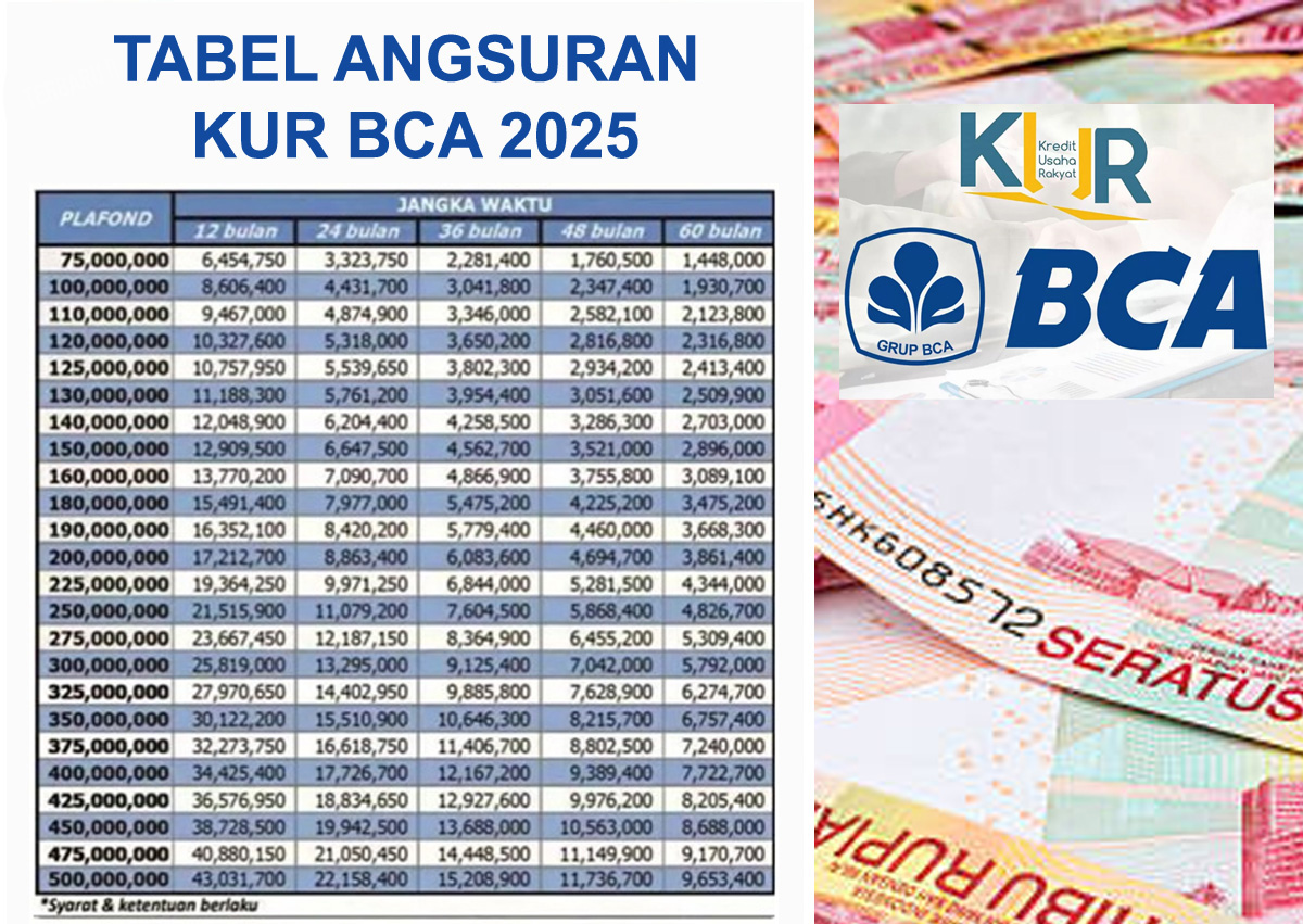 Cara Ajukan KUR BCA 2025: Modal Usaha Rp500 Juta, Bunga Ringan dan Tanpa Biaya Admin, Cek Cicilan Terendah