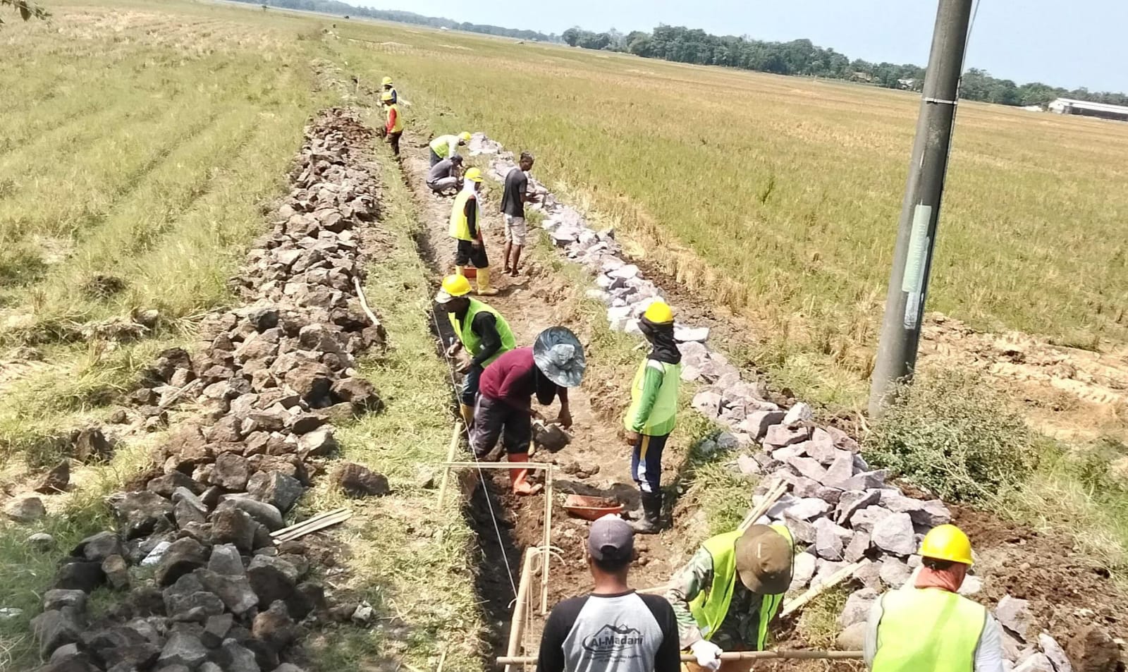 Demi Akses Air Lebih Mudah, Saluran Irigasi Baru Sepanjang 350 Meter Dibangun