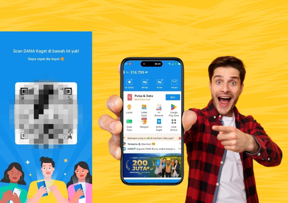 Edisi Kamis Manis! Selamat Kamu Dapat Saldo Gratis Rp200 Ribu, Klaim Sekarang Link Dana Kagetnya!