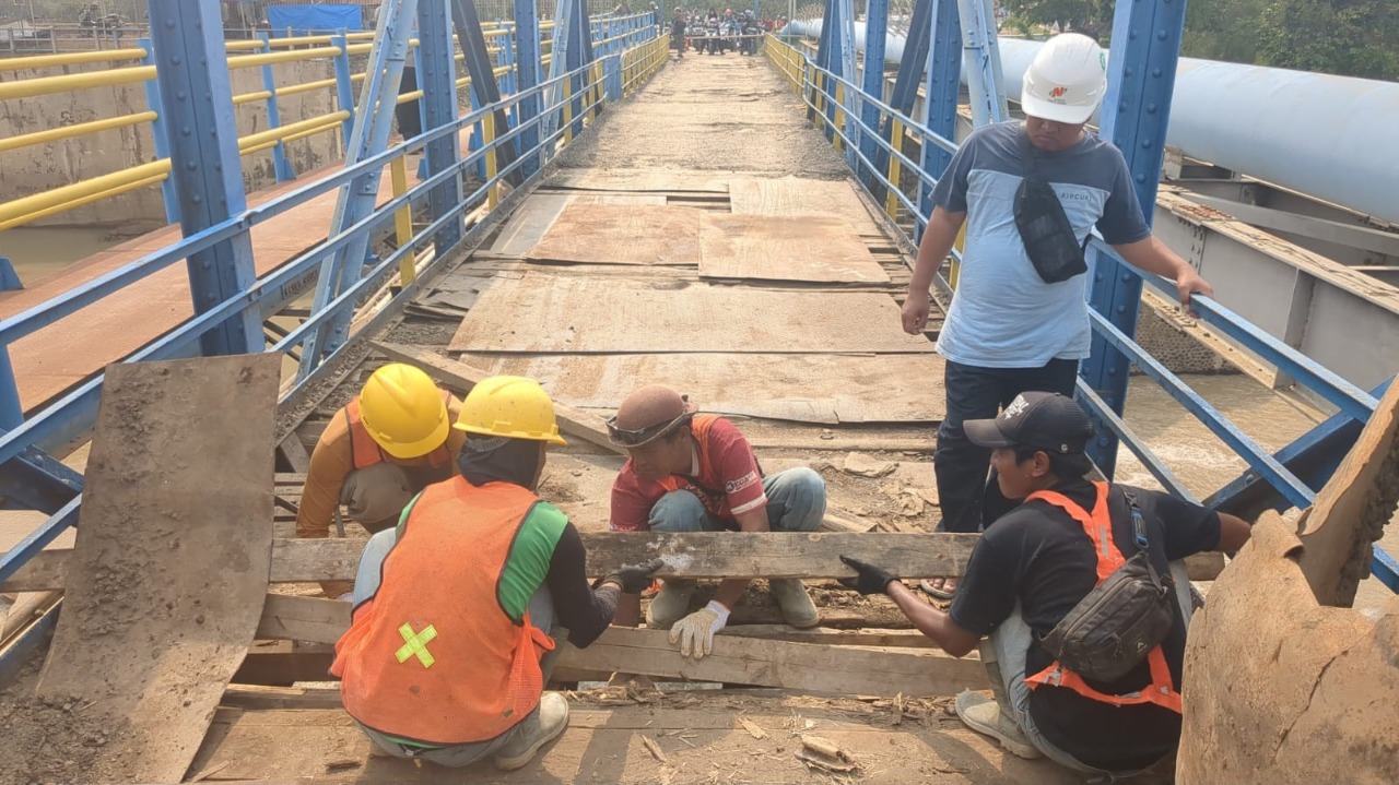 Inilah Penjelasan PT. Nindya Karya Terkait Pembangunan Bendungan Salamdarma 