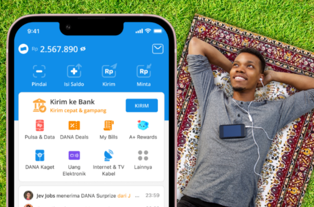 Modal Scroll Handphone Sambil Rebahan Bisa Dapat Saldo DANA Kaget Senilai Rp276.000? Cek Cara Klaimnya Disini!