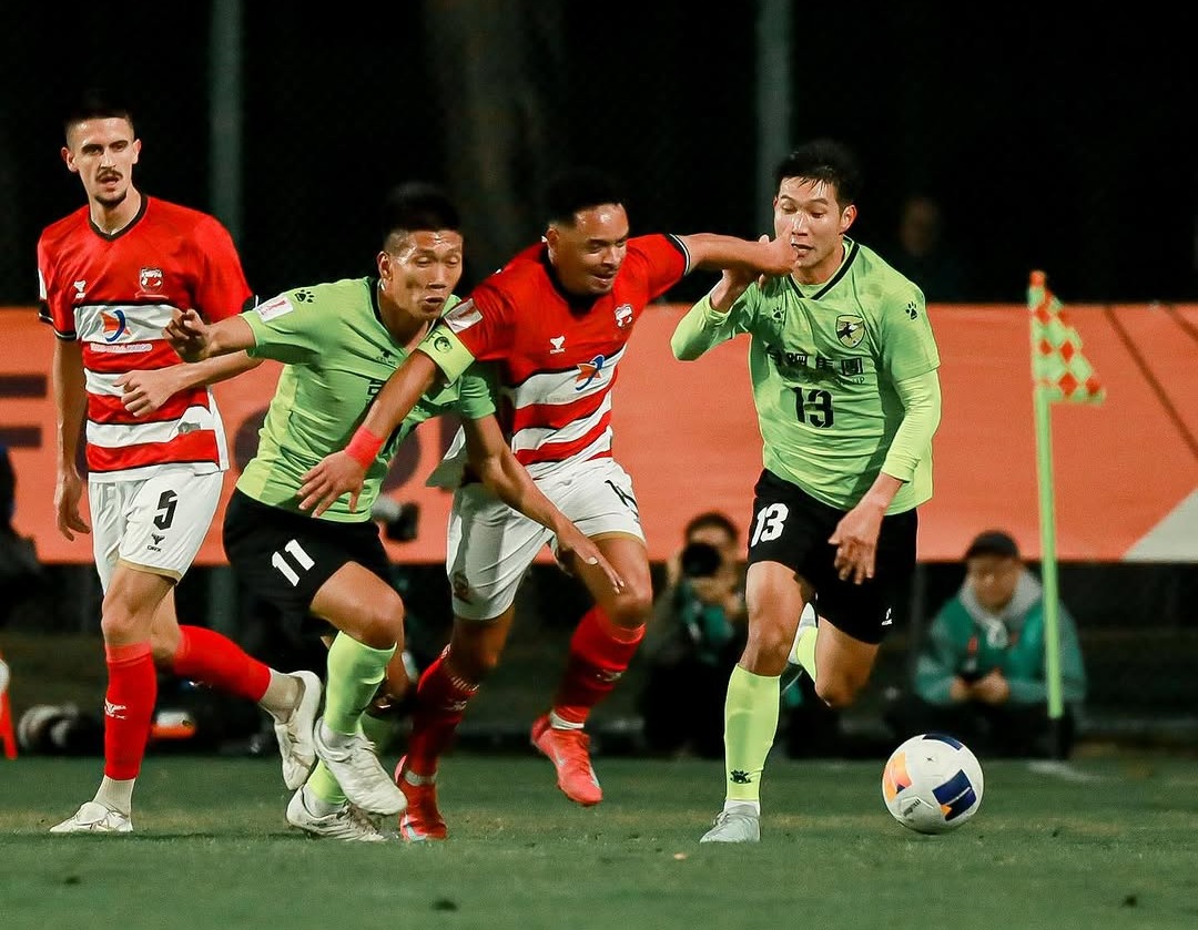 Madura United Ditahan Imbang Tainan City di Leg Pertama Perempat Final AFC Challenge League 2024/2025