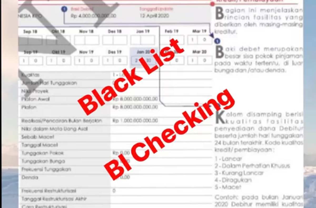 Biar Gak Ditolak Bank, Lakukan Pemutihan BI Checking dan SLIK OJK dengan Langkah Ini!
