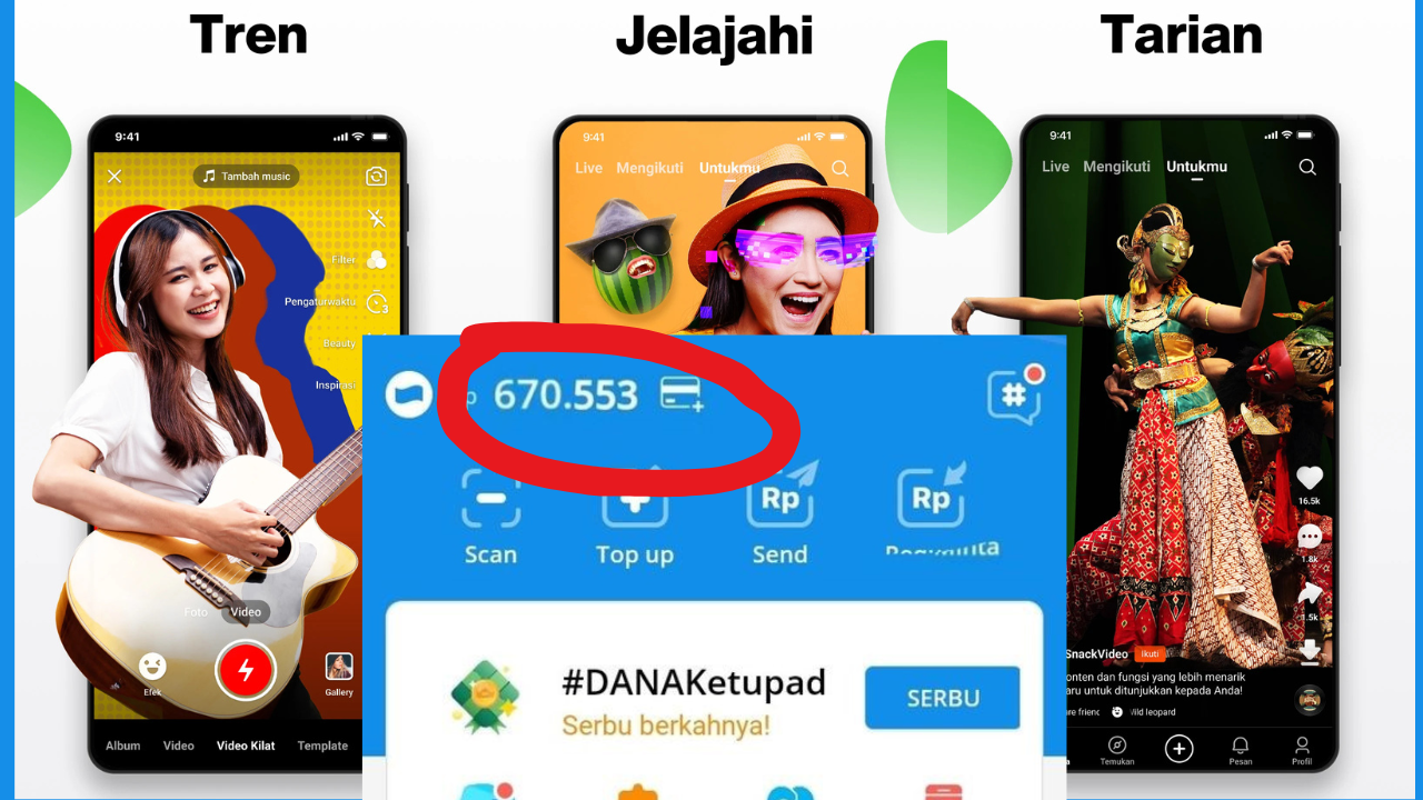 Modal Nonton Video Dibayar Rp600.000 Sehari, Ini Nama Aplikasi Penghasil Saldo DANA Gratis di 2025.