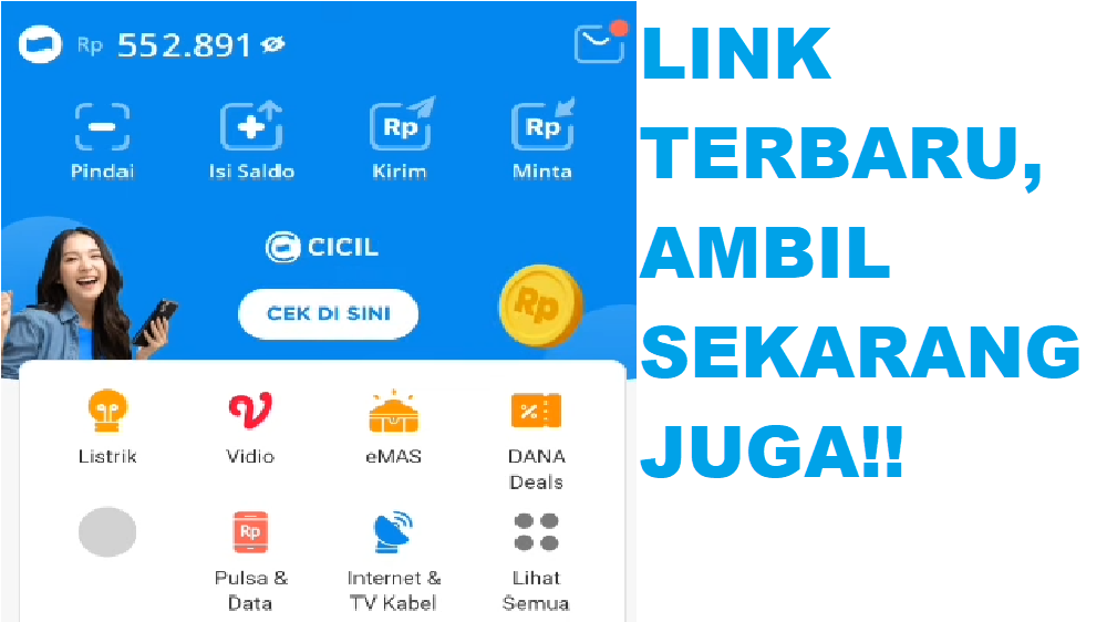 Cek Notifikasi! Selamat Nomor Kamu Berhak Dapat Saldo DANA Gratis Rp500.000! Klaim Sekarang Sebelum Habis