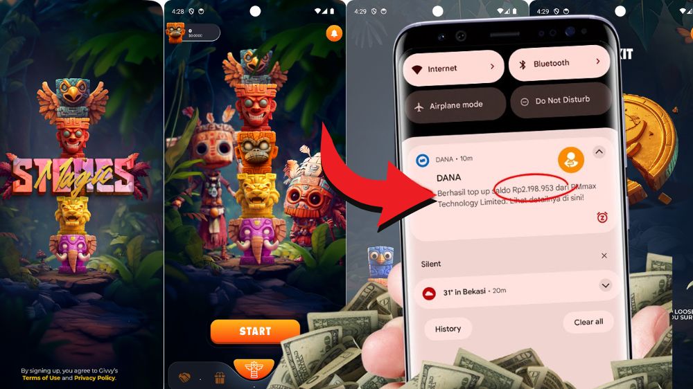 Jangan Ketinggalan! Aplikasi Ini Bisa Hasilkan Rp2,1 Juta ke DANA, Cukup Rebahan Sambil Main HP