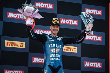 Cetak Sejarah di WorldSSP300 Magny-Cours, Aldi Satya Mahendra Juga Pimpin Klasemen Sementara