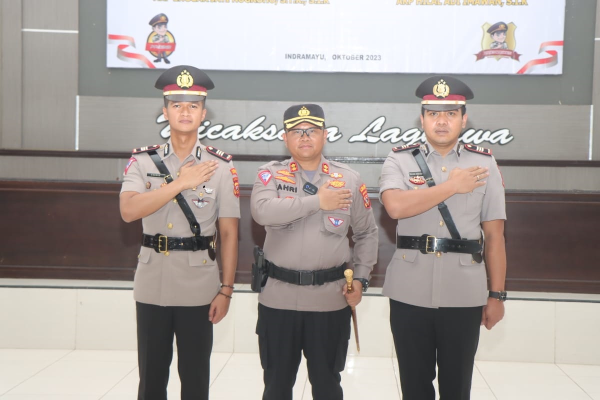 Kapolres Indramayu Lantik Kasat Lantas dan Kasat Reskrim Baru 