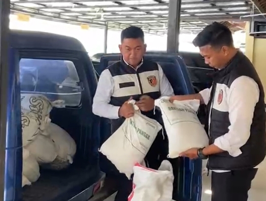Polisi Selidiki Dugaan Penyelewengan Beras Banpang di Desa Sukajati Indramayu