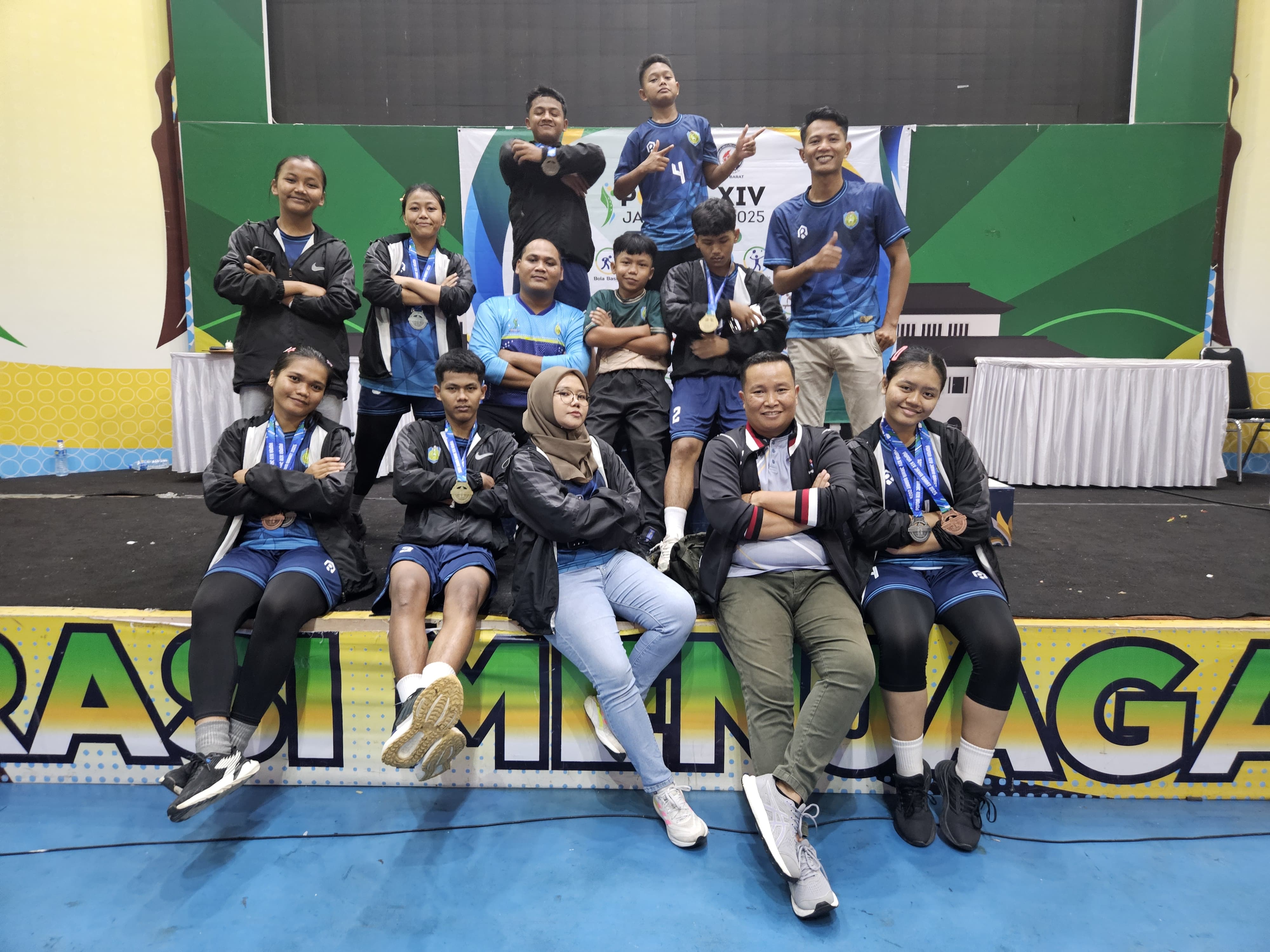 Keren, Tim Sepak Takraw Indramayu Juara Umum POPDA Jabar pada Cabor Sepak Takraw
