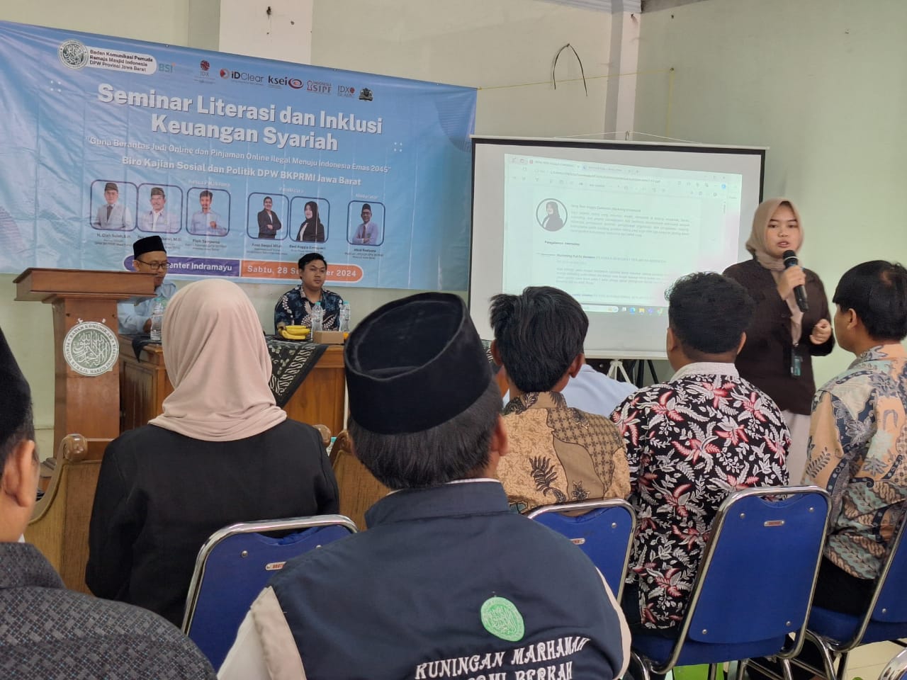 Biro Kajian Sosial dan Politik DPW BKPRMI Jawa Barat, Seminar Nasional tentang Literasi Keuangan