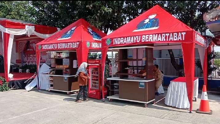 Pos Mudik, Istirahat Sambil Beli Produk UMKM Khas Indramayu