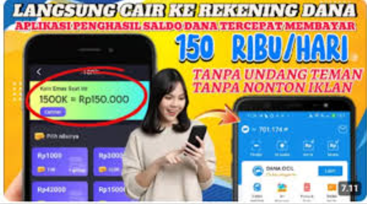 Surprise! Kamu Berhasil Mendapatkan Saldo DANA Gratis Sebesar Rp.150.000 Dengan Hanya Dengan Scroll Video!