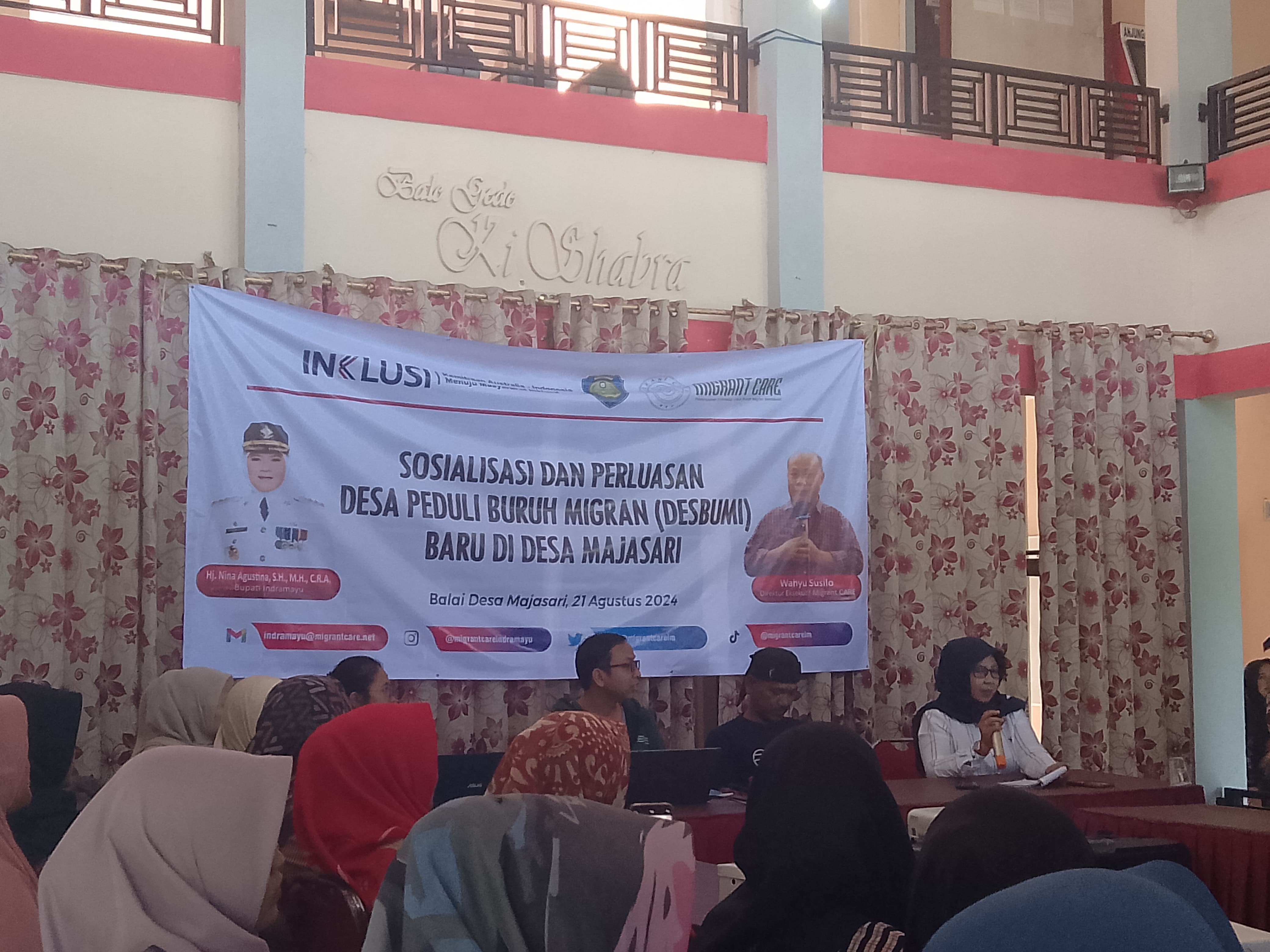 Migrant CARE Indramayu Sukses Sosialisasikan Desa Peduli Buruh Migran di Majasari