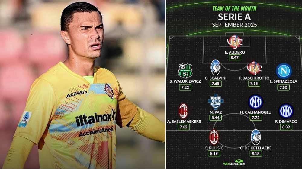 Emil Audero Jadi Kiper Terbaik Serie A September, Catat Rating Tertinggi Versi WhoScored