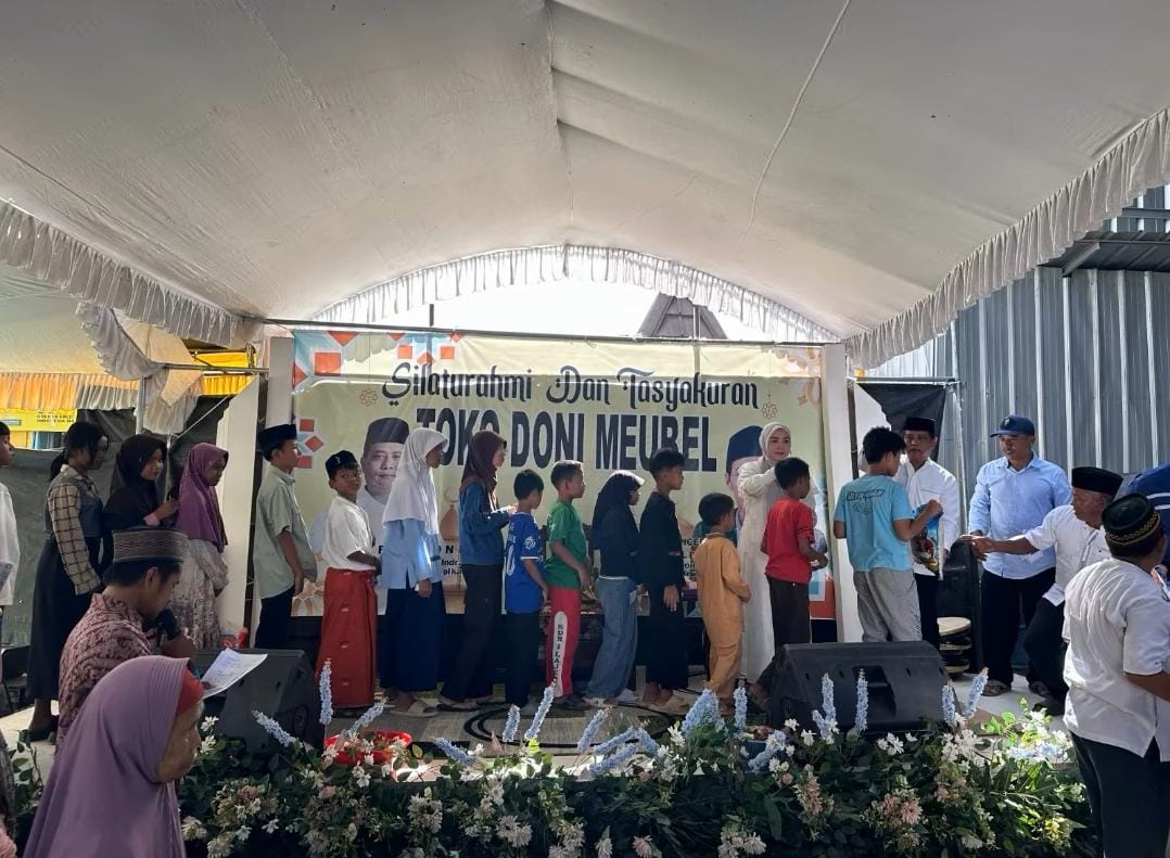 Tasyakuran Tahunan Doni Meubel, 150 Anak Yatim Terima Santunan