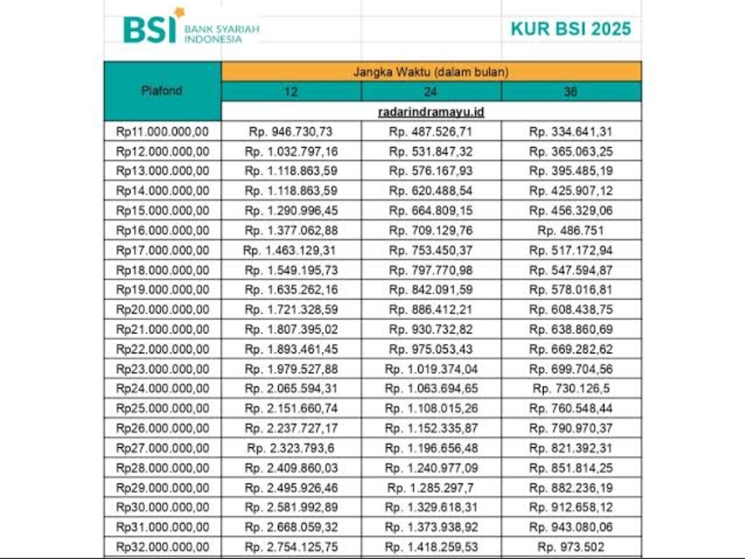 Brosur KUR BSI 2025, Lengkap dengan Syarat dan Cara Daftarnya, Dana Cair Hingga Rp500 Juta