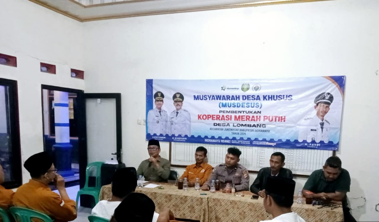 Pembentukan Koperasi Desa Merah Putih di Kecamatan Juntinyuat, Camat Optimis Tingkatkan Ekonomi Rakyat 