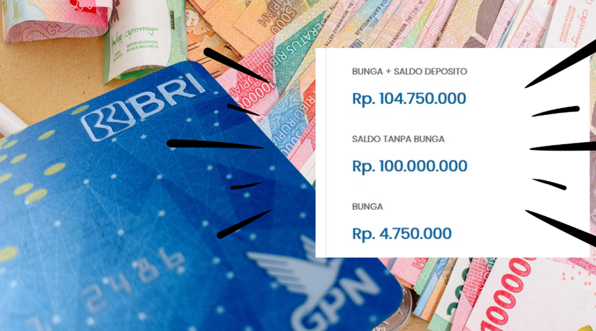 Simulasi Lengkap Bunga Deposito Bank BRI: Uang Rp10 Juta Dijadikan Deposit Bisa Jadi Berapa Tiap Bulan?